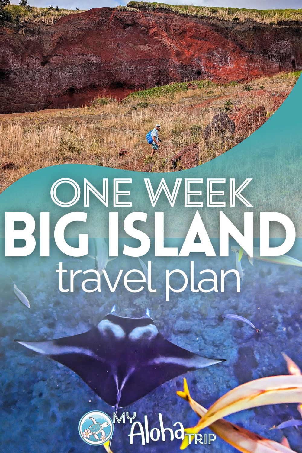 This easy and unique Big Island itinerary is perfect for a road trip on the most unusual of the Hawaiian Islands. From Hawaii Volcanoes National Park to swimming in waterfalls, chocolate farms to swimming with manta rays, this Big Island travel plan has it all.