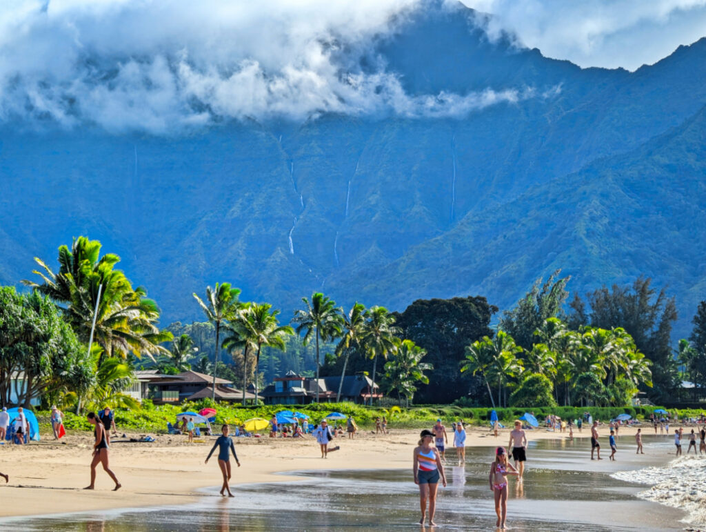 Hanalei Bay Beach North Shore Kauai Hawaii 3