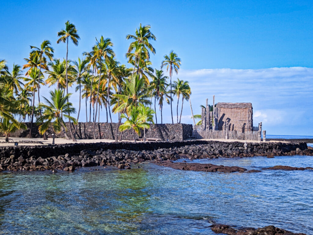 Kii Carvings at Puʻuhonua o Hōnaunau National Historical Park Captain Cook Big Island Hawaii 7