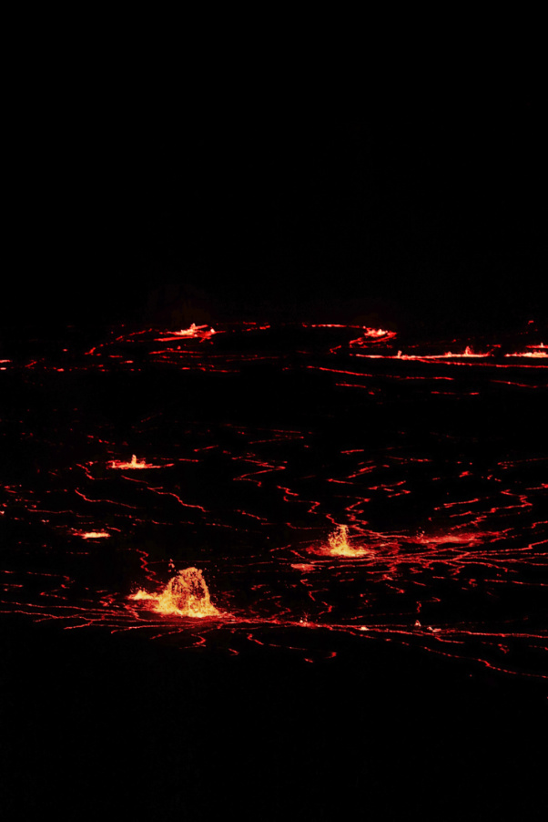 Lava Fountains in Kilauea Crater Hawaii Volcanoes National Park Big Island 5