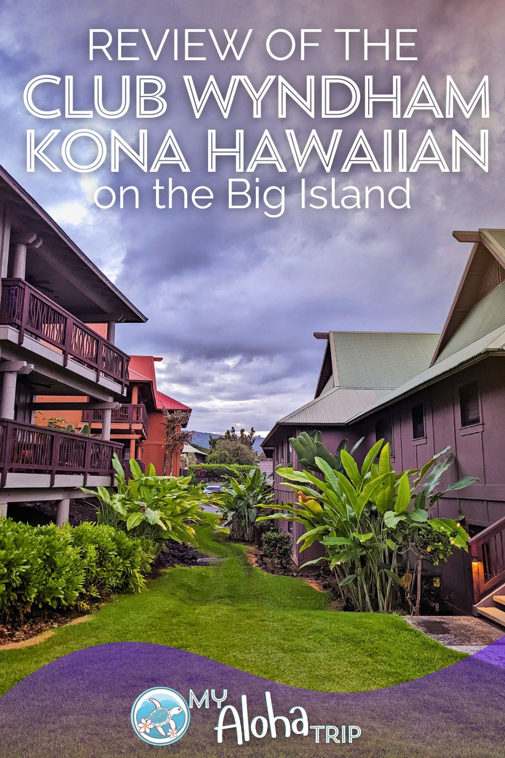 The Club Wyndham Kona Hawaiian is a condo resort located in Kailua-Kona on the Kona Coast of the Big Island. Complete review of accommodations, location and things to do in Kona. AND, is it a timeshare?