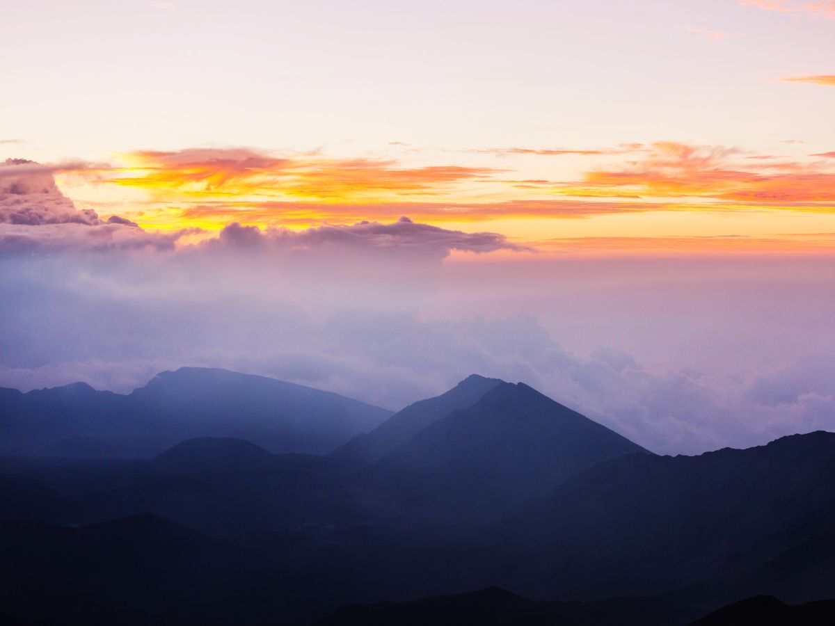 Sunrise at Haleakala Summit Maui Hawaii 1