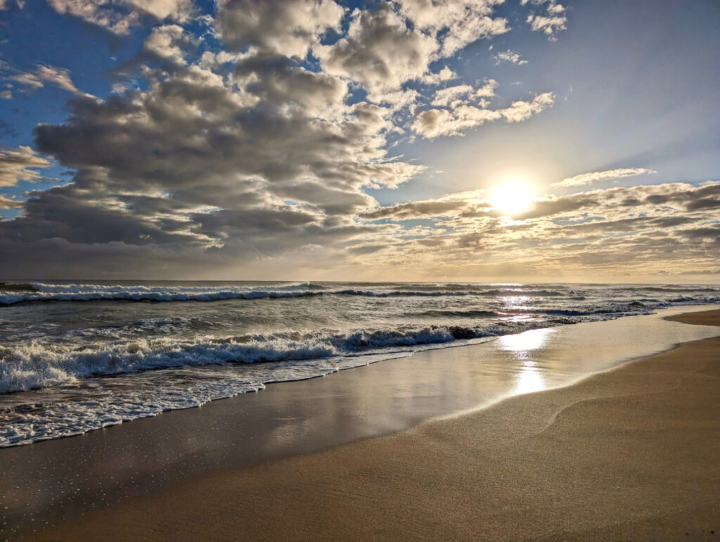 Sunset at Barking Sands Beach South Shore Kauai Hawaii 3