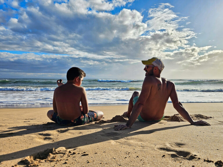 Taylor Family at Barking Sands Beach South Shore Kauai 1