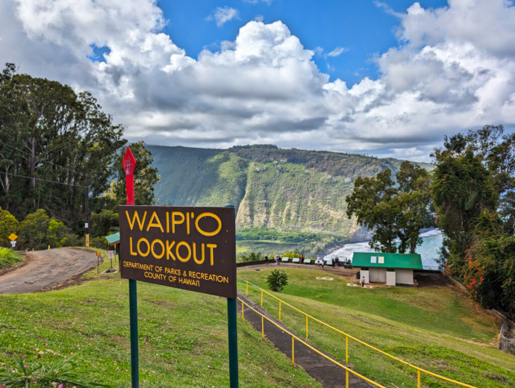 Waipio Valley Looking north shore Big Island Hawaii 1