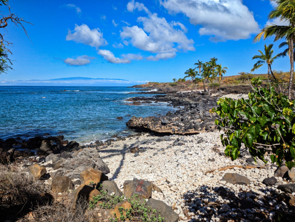 Coral Beach at Lapakahi State Historical Park Norther Kona Coast Big Island Hawaii 1