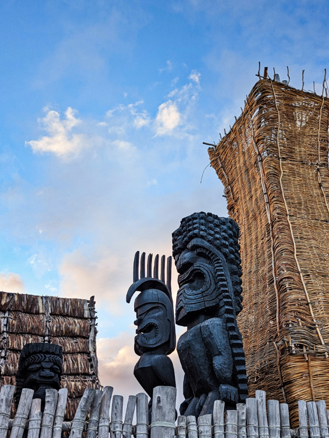 Kii Tiki Carvings at Kamakahonu National Historic Landmark Kailua Kona Big Island Hawaii 3