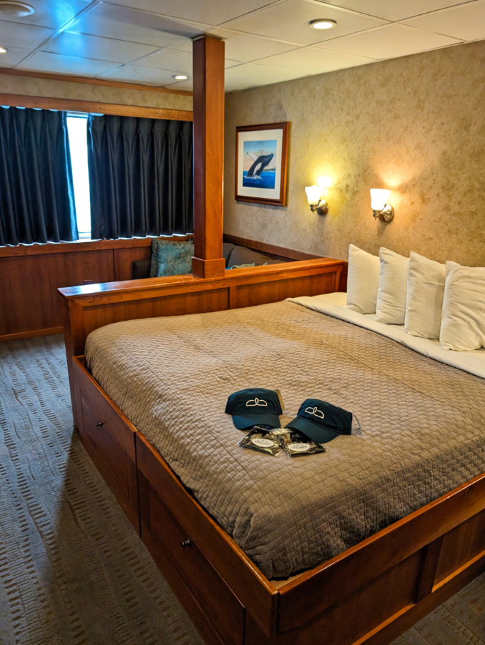 King Commodore Cabin onboard UnCruise Safari Explorer in Hawaii 1