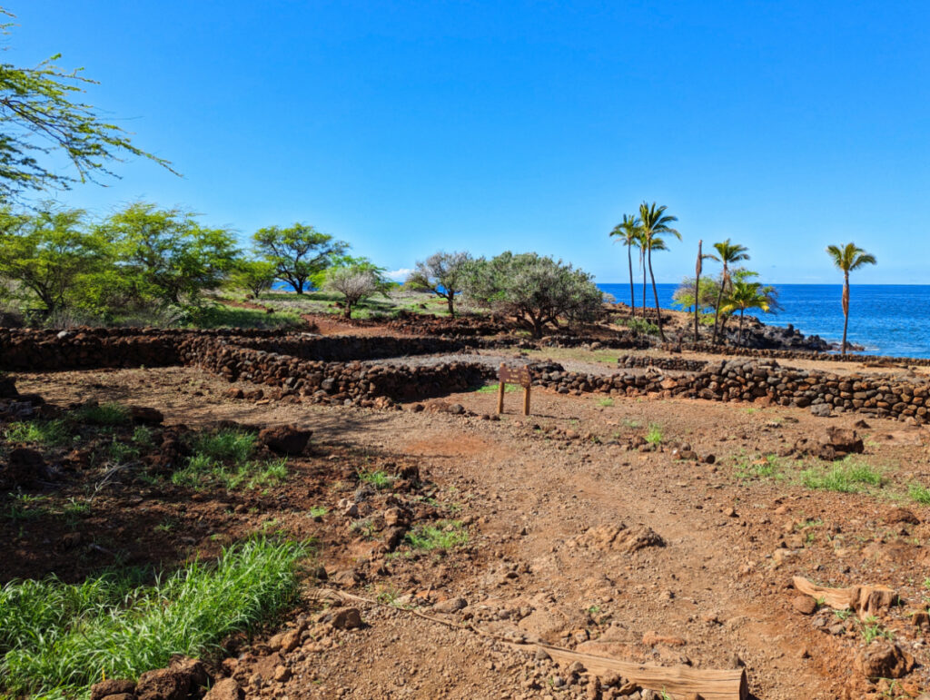 Ruins at Lapakahi State Historical Park Norther Kona Coast Big Island Hawaii 1