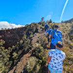 Taylor Family hiking at Hualalai Volcano with Hawaii Forest and Trails Big Island Hawaii 7