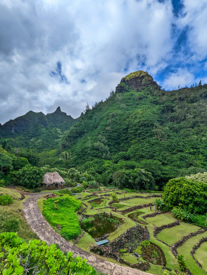 Ancient Terraces at Limahuli Garden Preserve North Shore Na Pali Coast Kauai Hawaii 3