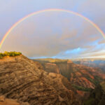 Complete Rainbow over Waimea Canyon South Shore Kauai Hawaii 1