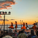 Hula Dancers at Voyagers of the Pacific Luau at Royal Kona Resort Kailua Kona Big Island Hawaii 1