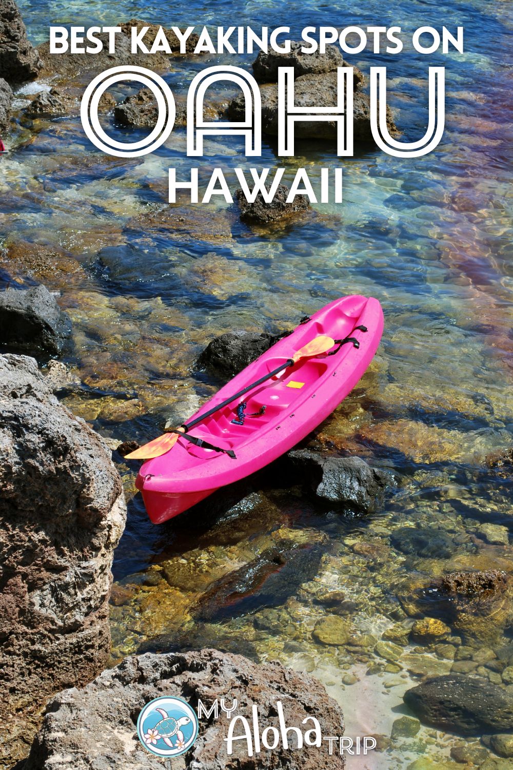 Kayaking on Oahu is a very different sort of way to experience the island. Hawaiian green sea turtles, islands just off shore and streams flowing inland are some of our highlights for paddling Oahu.