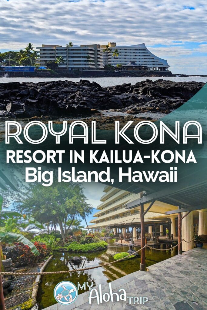 The Royal Kona Resort is a great hotel pick for both a beautiful setting and vintage Hawaii vibes. Every room has a lanai and the hotel's snorkeling cove is one of a kind. See what else makes staying at the Royal Kona Resort in Kailua-Kona on the Big Island one of my favorite places.