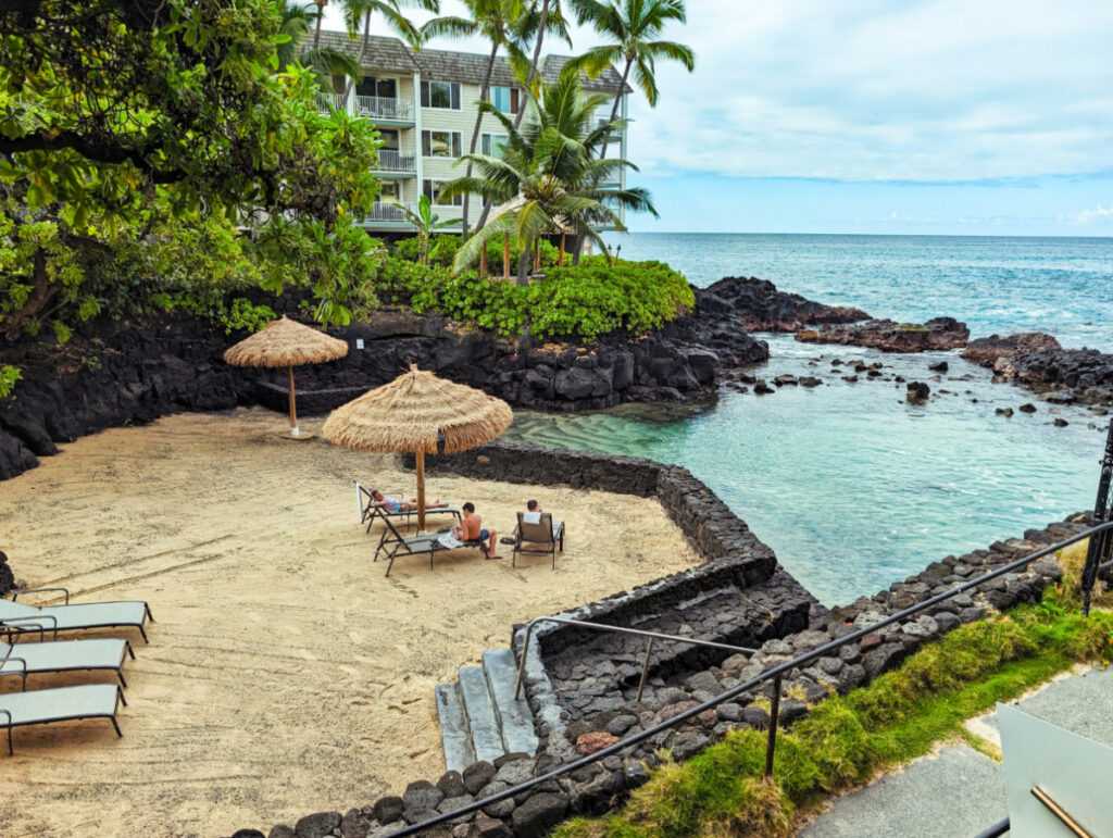 Taylor Family at Cove Beach at Royal Kona Resort Kailua Kona Big Island Hawaii 3