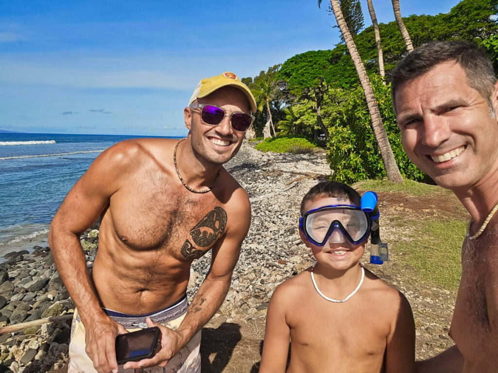 Taylor Family at Olowalu Beach Maalaea Maui Hawaii 1