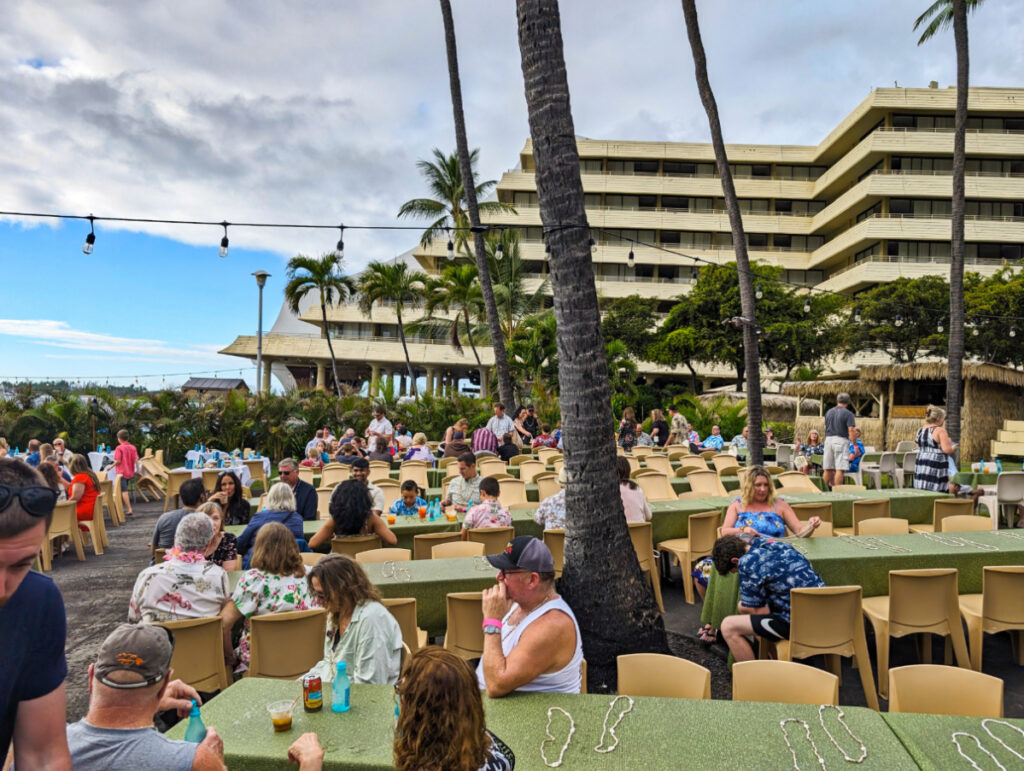 Taylor Family at Voyagers of the Pacific Luau at Royal Kona Resort Kailua Kona Big Island Hawaii 2