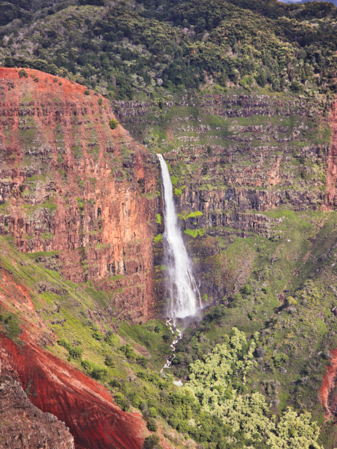 Waipoo Falls Waterfall in Waimea Canyon South Shore Kauai Hawaii 5