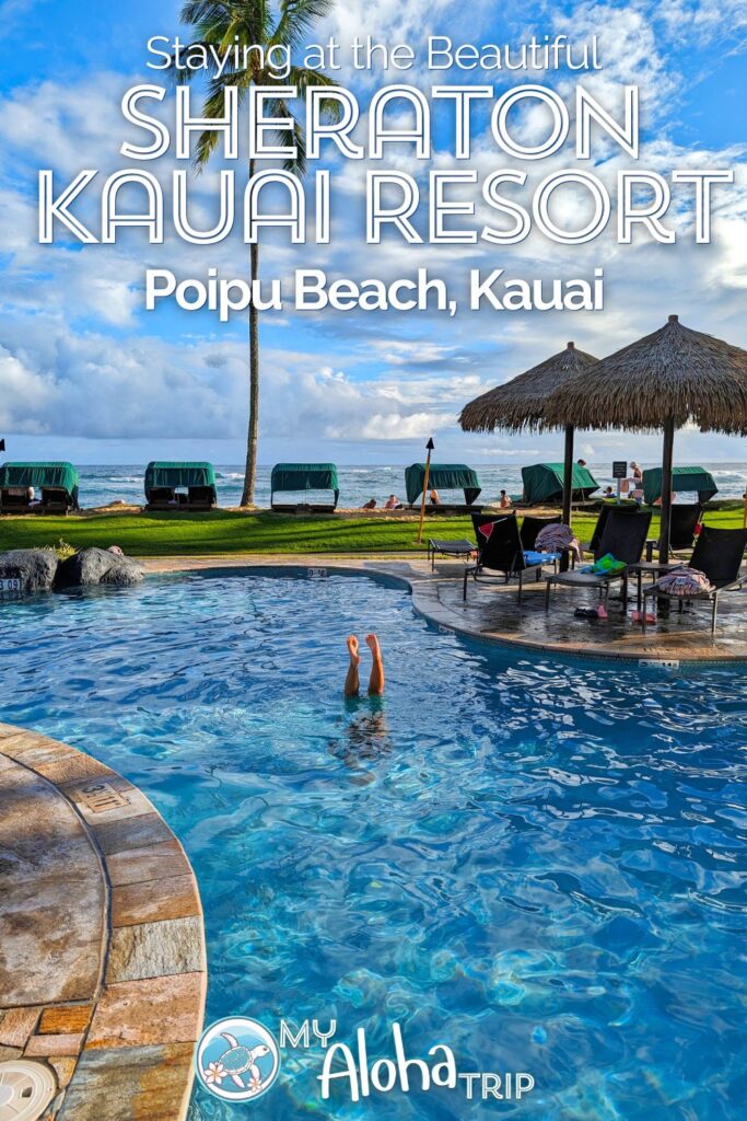 The Sheraton Kauai Resort in Poipu on the south shore is an ideal family resort. With multiple pools, a swimmable beach and great amenities, see why we've chosen to stay at the Sheraton Kauai Resort multiple times.