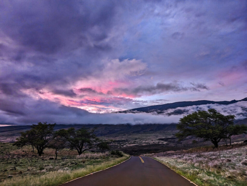 Sunset on Haleakala from Road to Hana Maui Hawaii 4