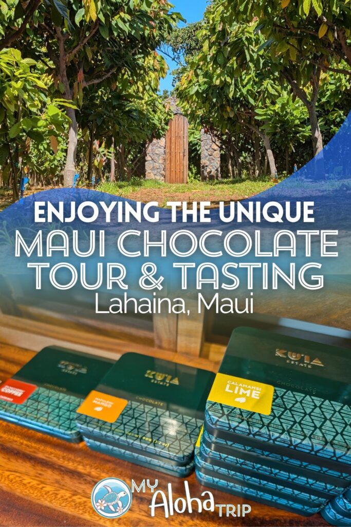 The Maui Chocolate Tour is much more elevated and interesting than I would've guessed. From learning about how chocolate is farmed and made from cacao to trying Kuia chocolates in the style of a wine tasting, this is a great experience in Lahaina on Maui.