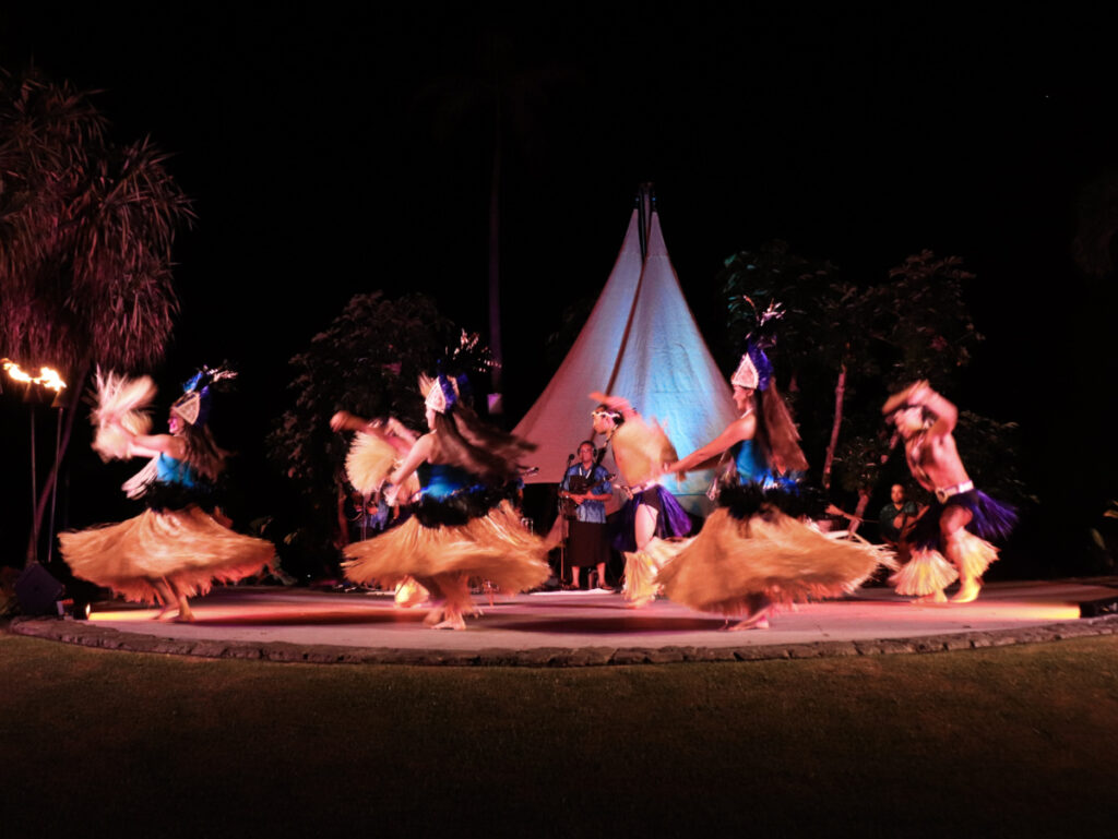 Hula Dancers at Hawaii Loa Luau at Fairmont Orchid Waikoloa Big Island Hawaii 9