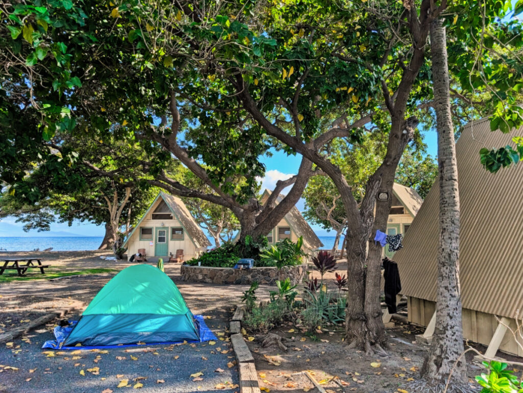 Cabins at Camp Olowalu Maui Hawaii 1