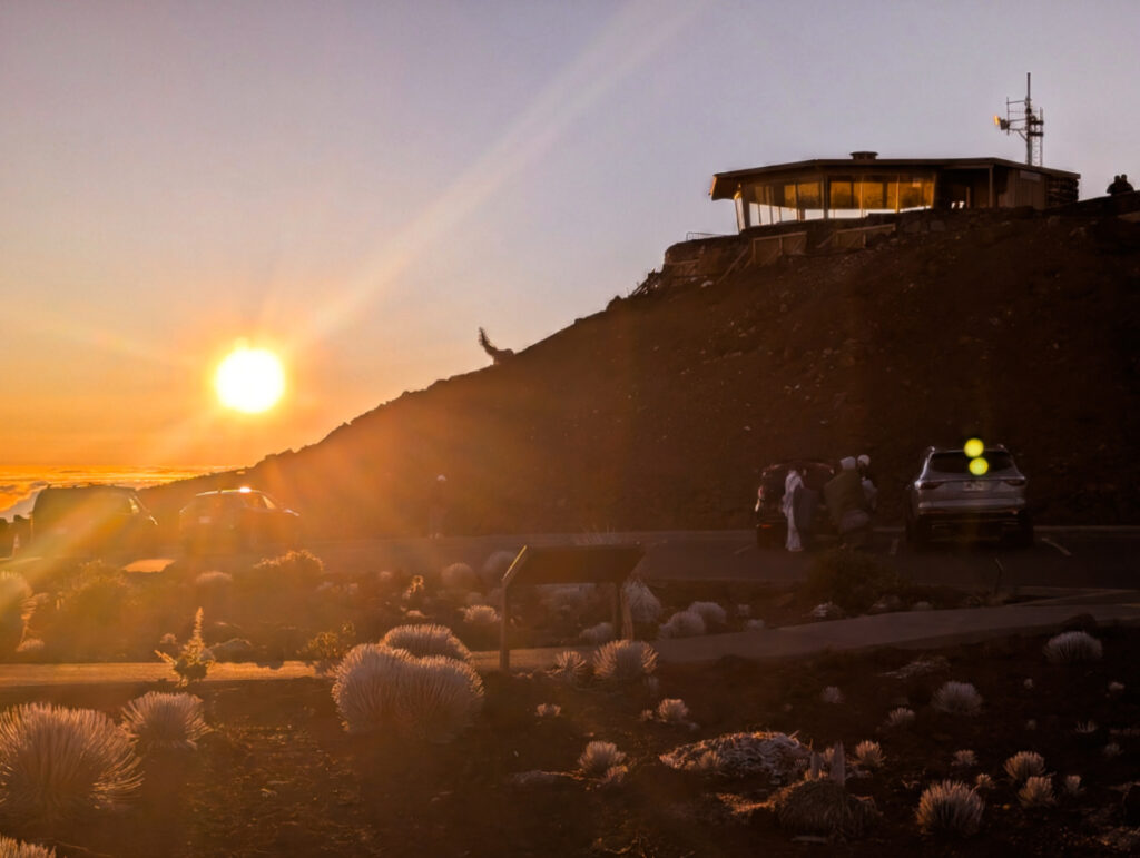 Sunrise Observatory at Summit of Haleakala National Park Maui Hawaii 1