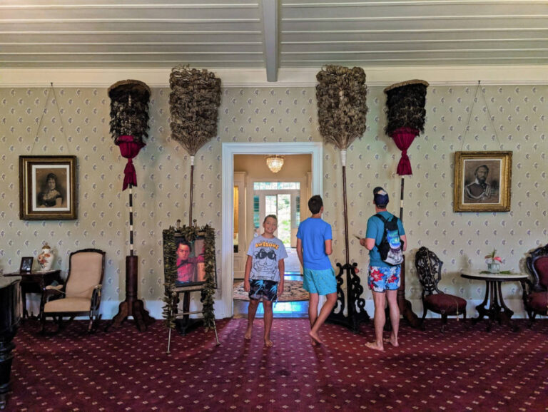 Taylor Family at Queen Emmas Summer Palace Honolulu Oahu Hawaii 1