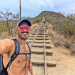 Rob Taylor hiking Koko Crater Rail Trail Honolulu Oahu Hawaii 1