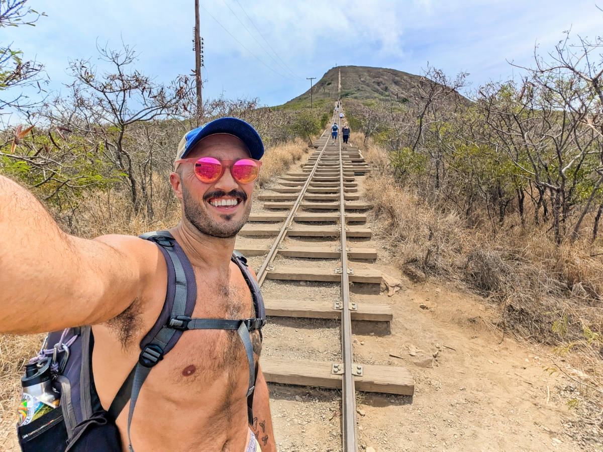 Hiking the Koko Crater Rail Trail in Honolulu