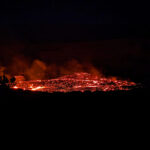 Lava Glow at Keanakako’i Overlook Trail Hawaii Volcanoes National Park Big Island