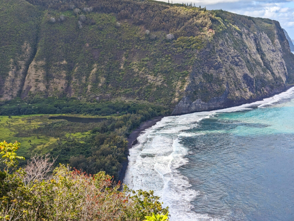 Waipio Valley Looking north shore Big Island Hawaii